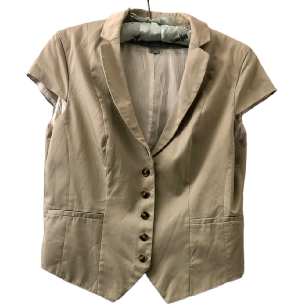 5/$20 H&M Cap Sleeve Work Jacket/ Vest
